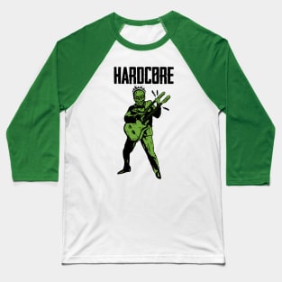 Hardcore guitarist Skull Baseball T-Shirt